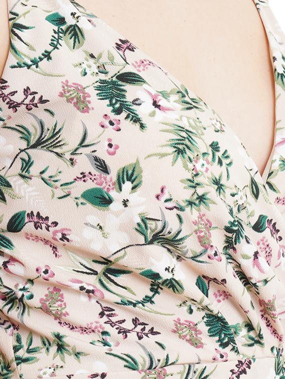 cami neck floral fit & flare dress - 18371727 - Zoom Image - 4