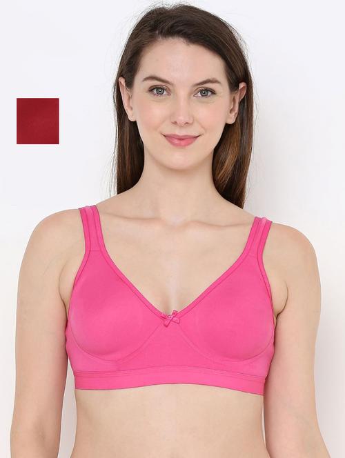pack of 2 solid sports bra - 18373623 - Standard Image - 1
