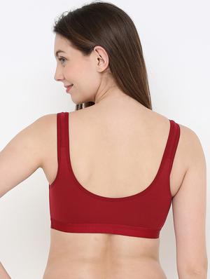 pack of 2 solid sports bra - 18373637 - Standard Image - 4