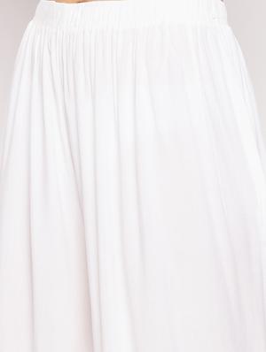 mid rise solid flared palazzo - 18373748 - Standard Image - 5