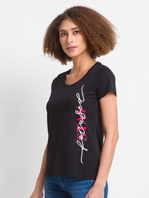 short sleeved printed regular tee - 18375948 - Standard Image - 2