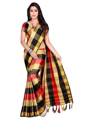 set 3 combo saree with blouse - 18376596 - Standard Image - 2