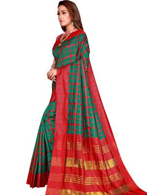 multi colored printed saree with blouse - 18376628 - Standard Image - 2
