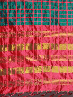 multi colored printed saree with blouse - 18376628 - Standard Image - 5