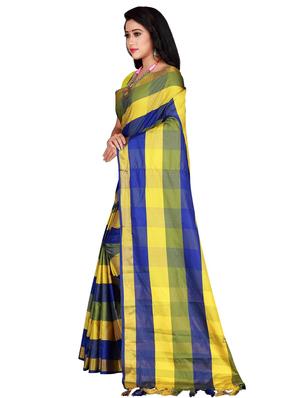 set of 2 combo saree with blouse - 18376679 - Standard Image - 3
