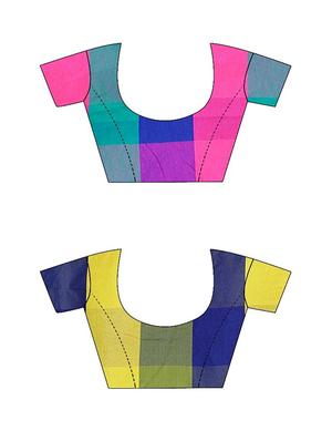 set of 2 combo saree with blouse - 18376679 - Standard Image - 8