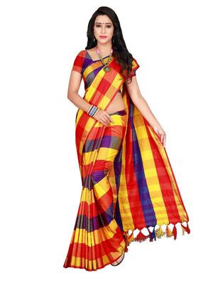 set 2 combo saree with blouse - 18376691 - Standard Image - 2