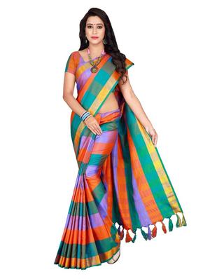 set 2 combo saree with blouse - 18376692 - Standard Image - 2