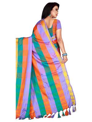 set 2 combo saree with blouse - 18376692 - Standard Image - 4