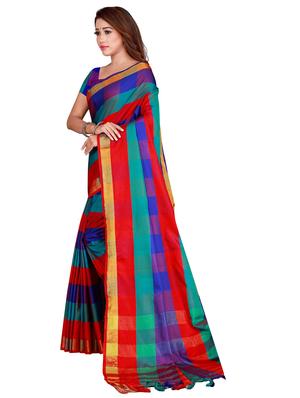set 2 combo saree with blouse - 18376692 - Standard Image - 6