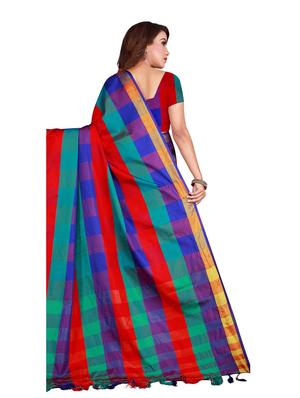 set 2 combo saree with blouse - 18376692 - Standard Image - 7
