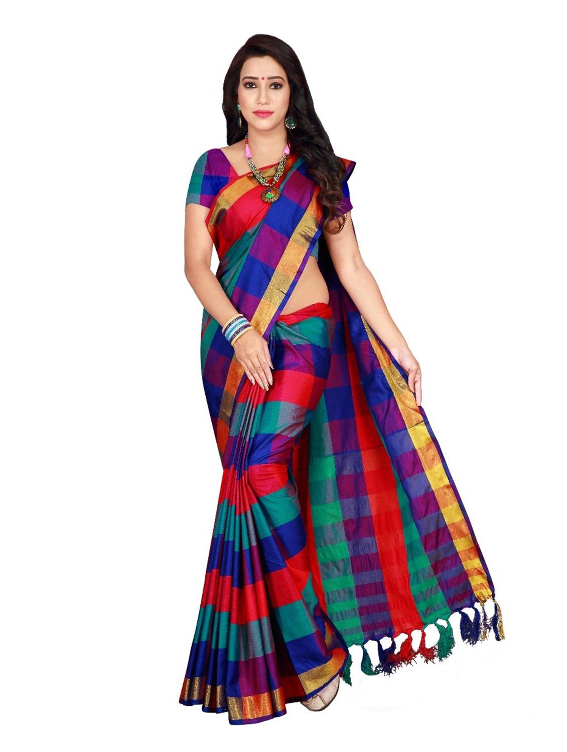 set 2 combo saree with blouse - 18376692 - Zoom Image - 5