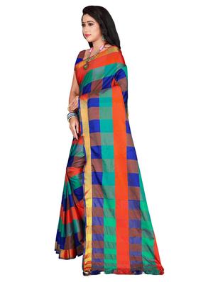 set 2 combo saree with blouse - 18376696 - Standard Image - 3