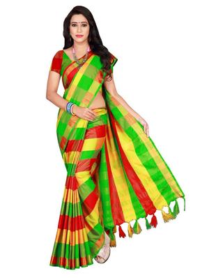 set 2 combo saree with blouse - 18376696 - Standard Image - 5