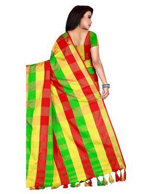 set 2 combo saree with blouse - 18376696 - Standard Image - 7