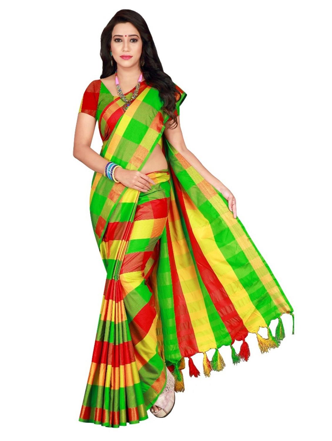 set 2 combo saree with blouse - 18376696 - Zoom Image - 5