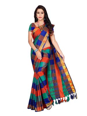 set 2 combo saree with blouse - 18376702 - Standard Image - 2