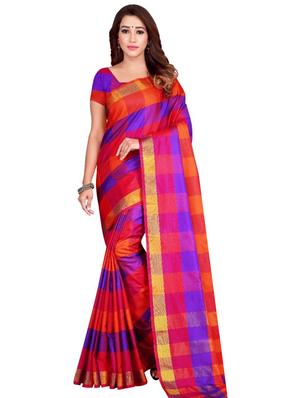 set 2 combo saree with blouse - 18376702 - Standard Image - 5