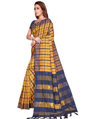 set 2 combo saree with blouse - 18376707 - Standard Image - 4