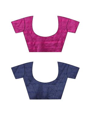 set 2 combo saree with blouse - 18376707 - Standard Image - 8