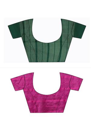 set 2 combo saree with blouse - 18376713 - Standard Image - 8