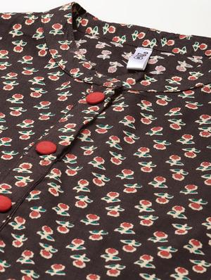 grey printed regular top - 18376954 - Standard Image - 6