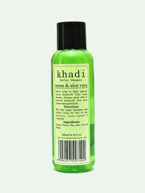 khadi herbal shampoo neem & aloevera - 18377048 - Standard Image - 1