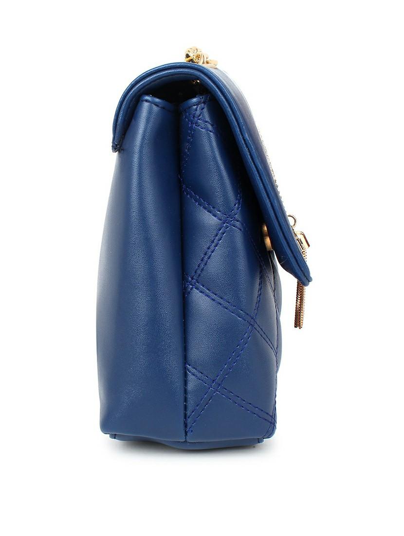 blue solid regular sling bag - 18378656 - Zoom Image - 5