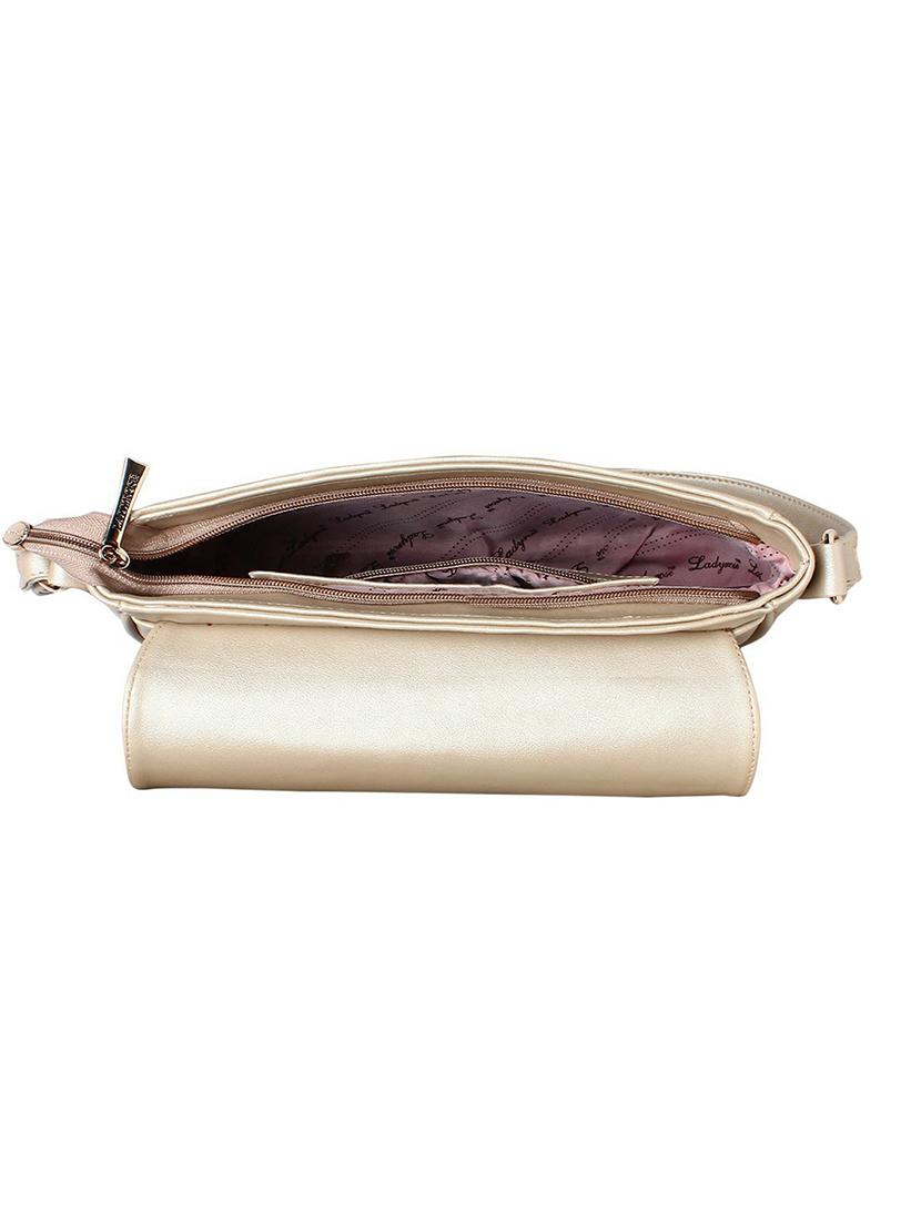 white solid regular sling bag - 18378709 - Zoom Image - 3