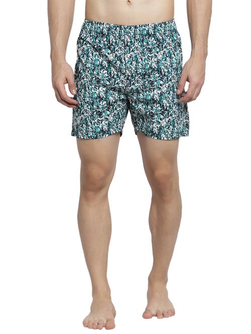green printed boxer - 18378880 - Very Small Image - 1