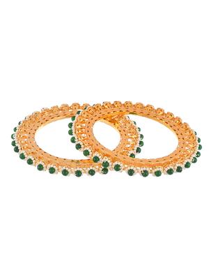 green brass bangle - 18380623 - Standard Image - 3