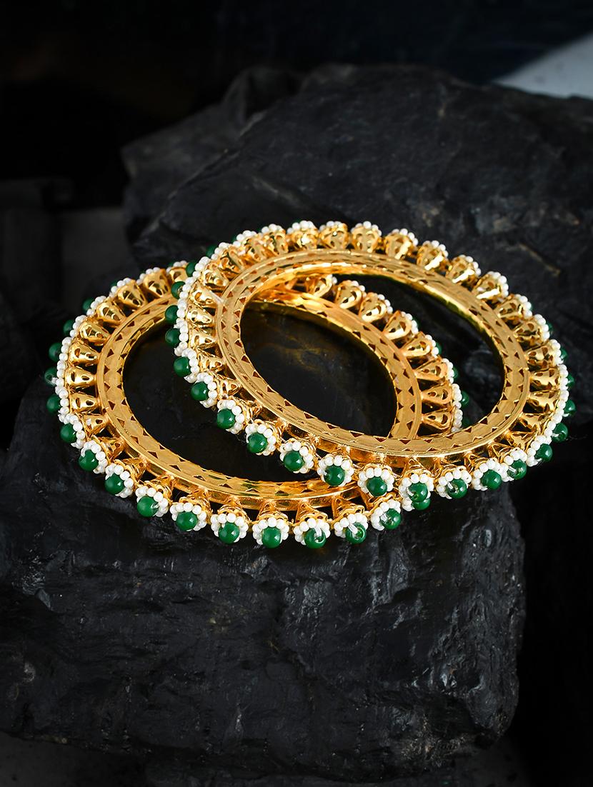 green brass bangle - 18380623 - Zoom Image - 2