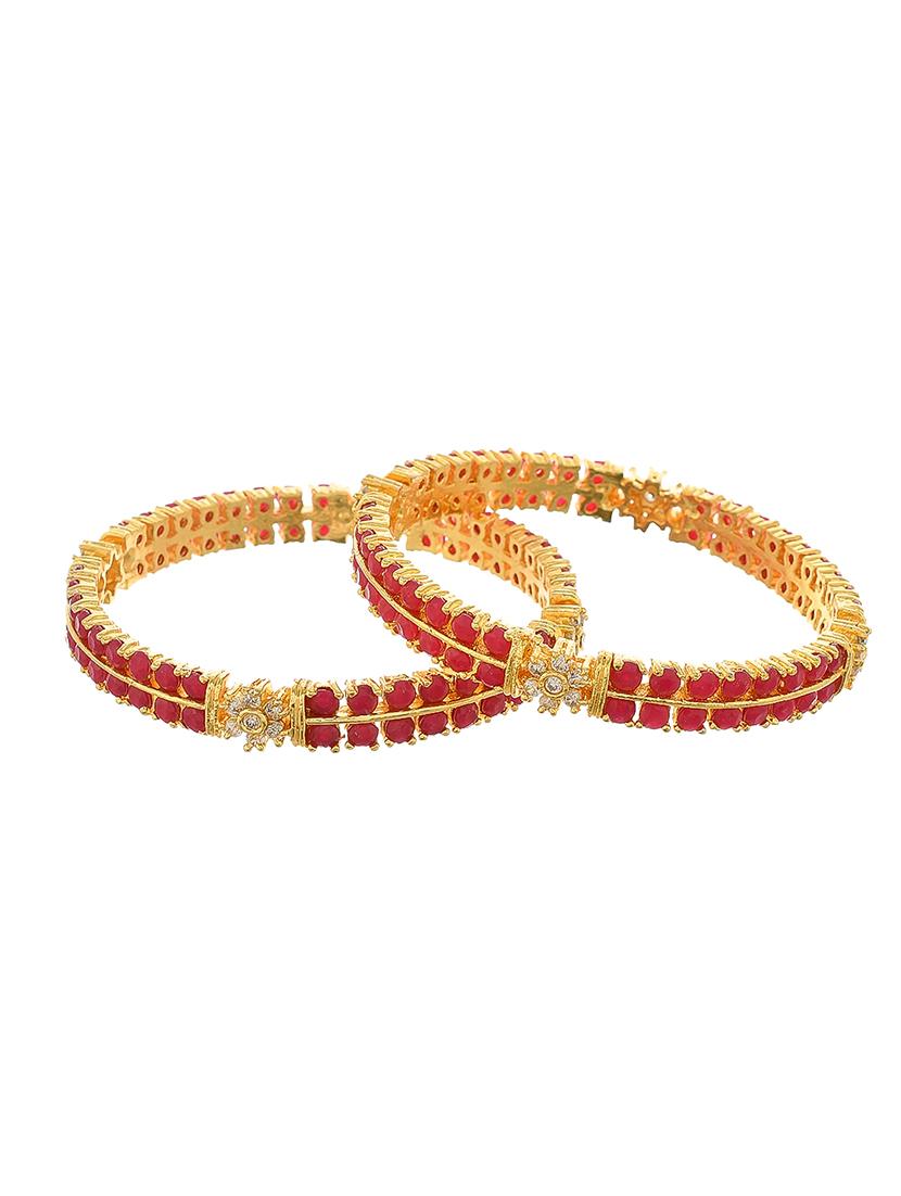 pink brass bangle - 18380630 - Zoom Image - 2