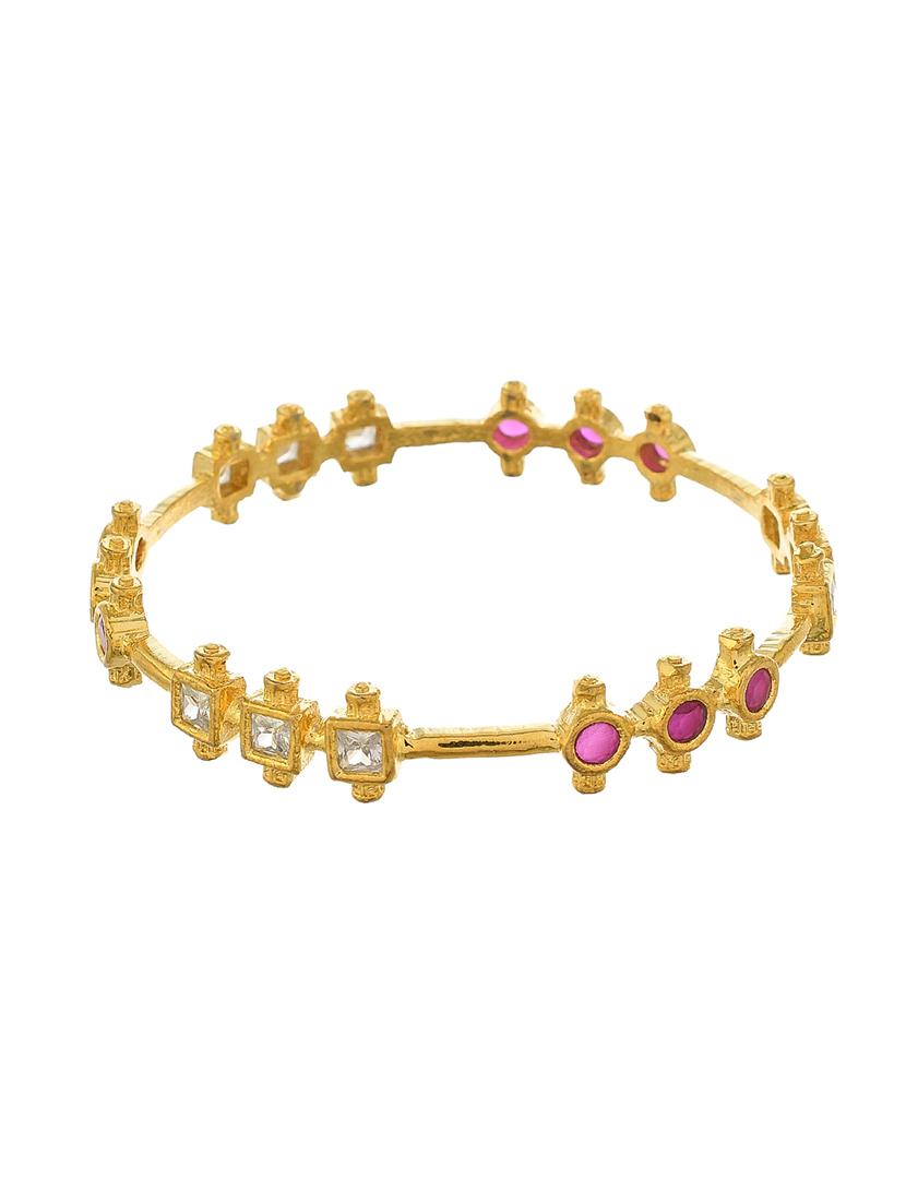 pink brass bangle - 18380634 - Zoom Image - 3