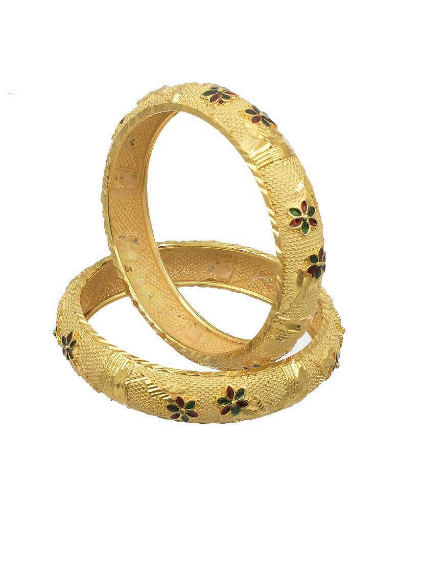 gold brass bangle - 18380789 - Zoom Image - 3