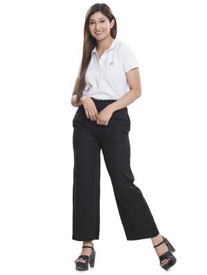 mid rise straight palazzo - 18381115 - Standard Image - 4