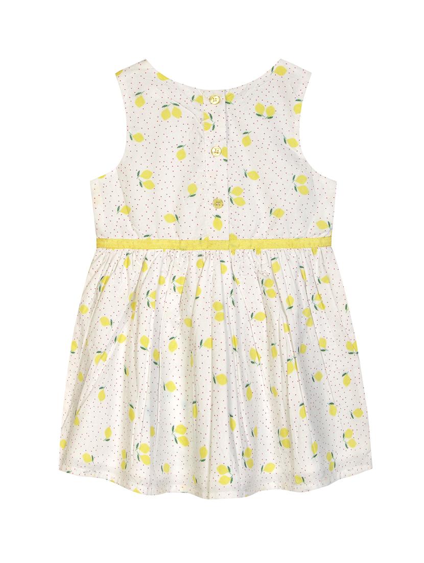 yellow printed frock - 18381145 - Zoom Image - 2