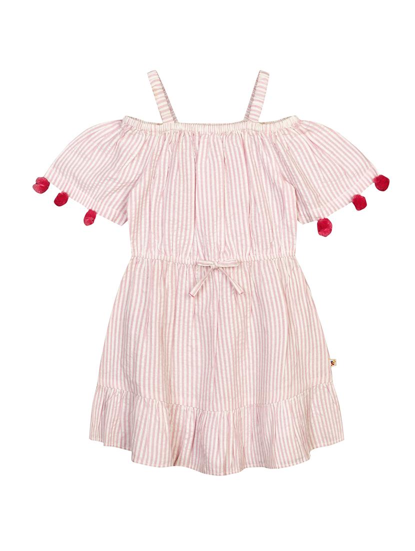 pink striped frock - 18381148 - Zoom Image - 1