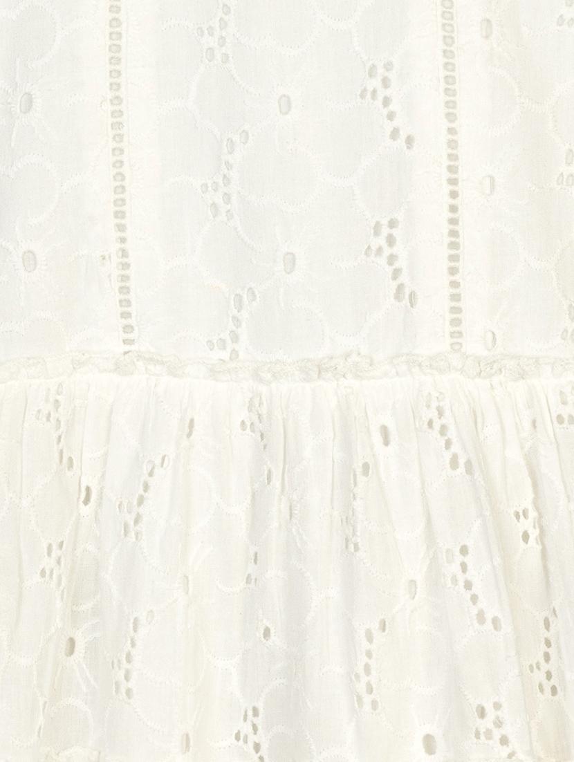 white embroidered frock - 18381157 - Zoom Image - 3