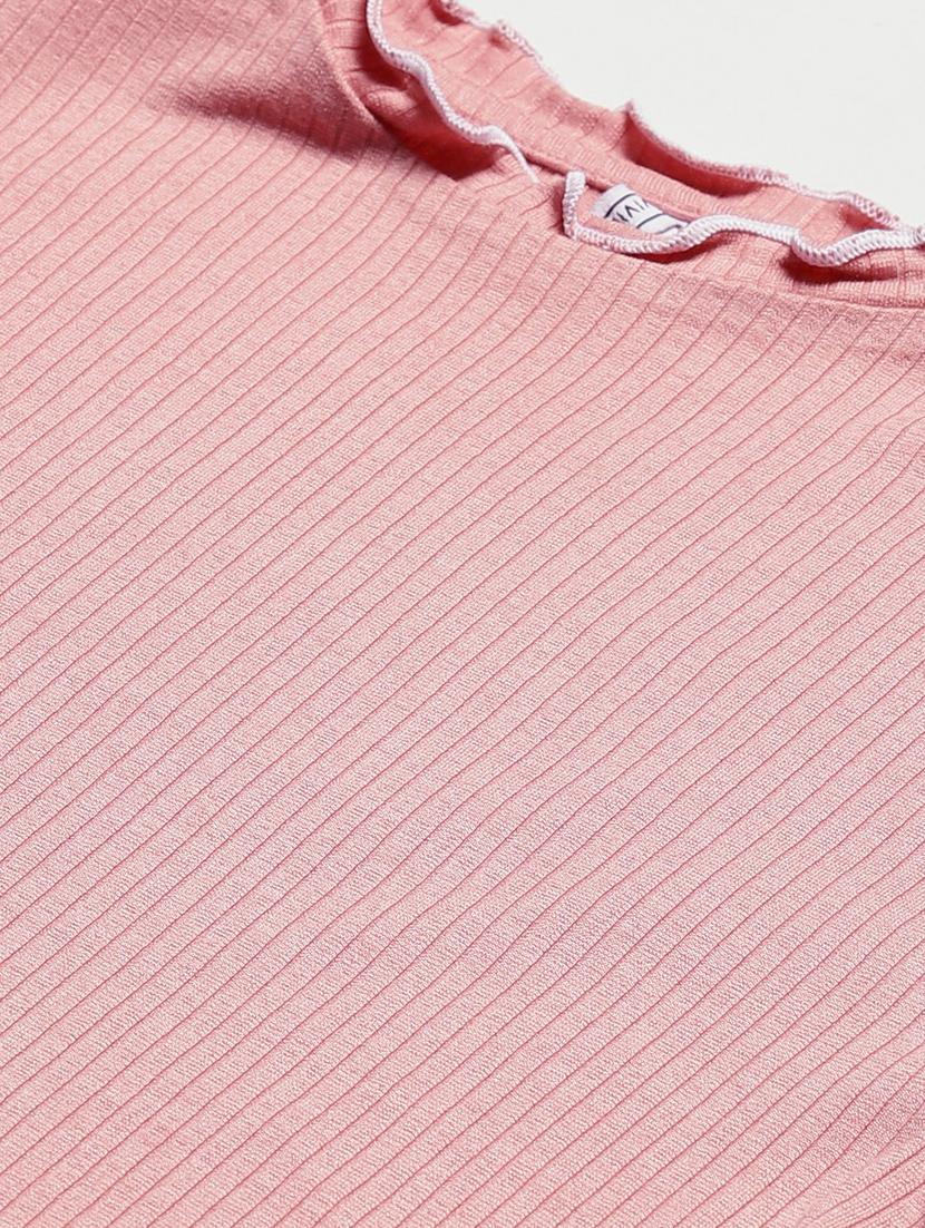 short sleeved solid regular top - 18381908 - Zoom Image - 5