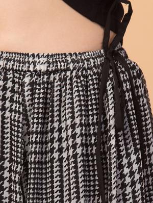 mid rise printed a-line skirt - 18381992 - Standard Image - 6