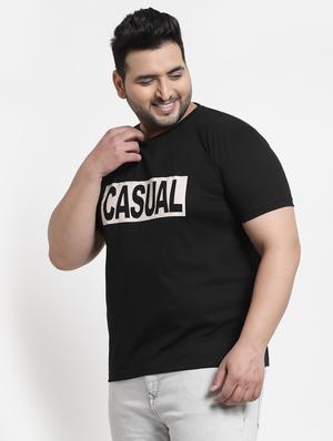 black chest-printed polo t-shirt - 18382576 - Standard Image - 2