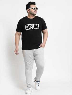 black chest-printed polo t-shirt - 18382576 - Standard Image - 4
