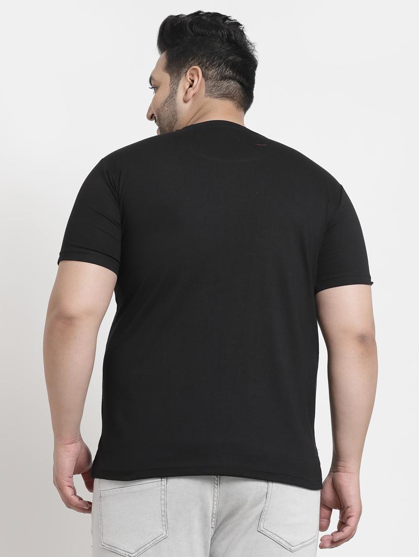 black chest-printed polo t-shirt - 18382576 - Zoom Image - 3