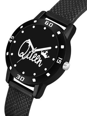 kajaru stylish analog watch for women with queen bracaelet - 18383824 - Standard Image - 3