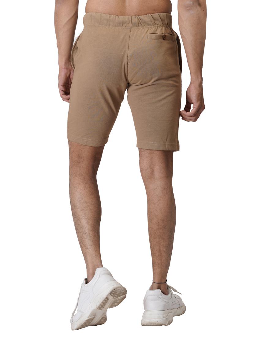 beige solid short - 18384417 - Zoom Image - 3