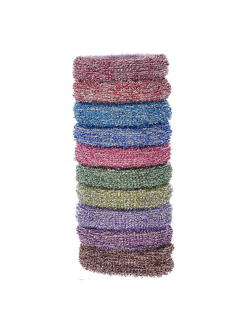 set of 12 multi colored ponytail holders - 18385215 - Zoom Image - 5