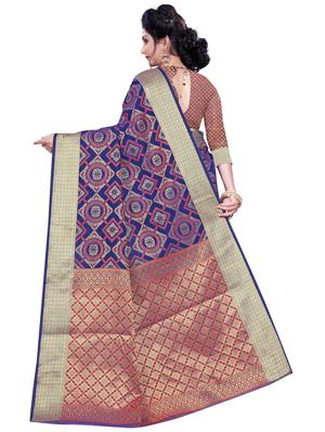 bandhani kanjivaram saree with blouse - 18385471 - Standard Image - 2