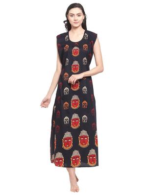 set of 2 sleeveless printed nighty - 18385822 - Standard Image - 2