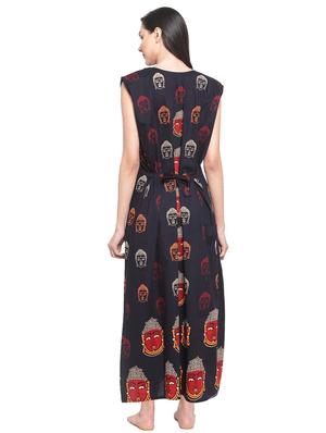 set of 2 sleeveless printed nighty - 18385822 - Standard Image - 3